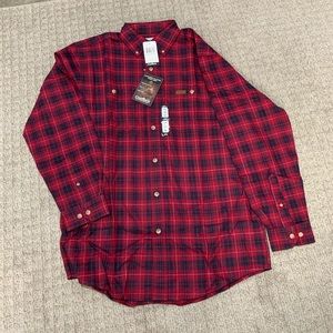 Carhartt button up dress shirt. Buffalo plaid.